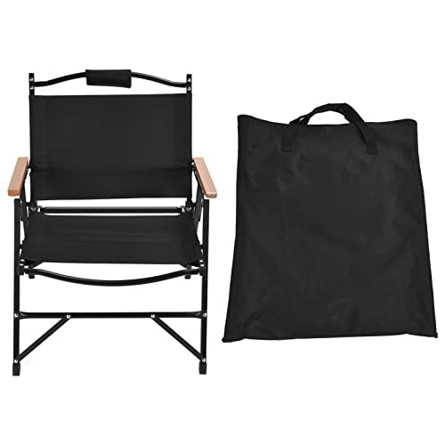 AJUNJIIL Für Faltbare Stuhl, ergonomisches Design, 120 kg Lagerkapazität, tragbar und komfortabel, für das Grill Camping -Fischen im Freien von AJUNJIIL