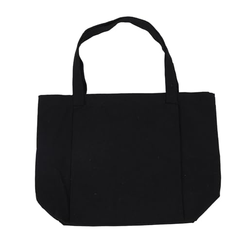 AJUNJIIL Für Yogamattenbag, für Leinwand, leichte, große Kapazität, für Fitnessstudio, Reisen, Strand, täglich (Schwarz) von AJUNJIIL