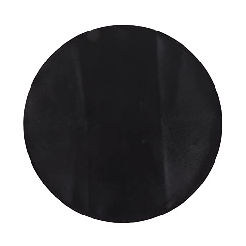 AJUNJIIL Grillmatten feuerfeste Hochtemperatur waschbare Wiederverwendbare runde Grillmatte Schwarz (32in / 82 cm Durchmesser) von AJUNJIIL