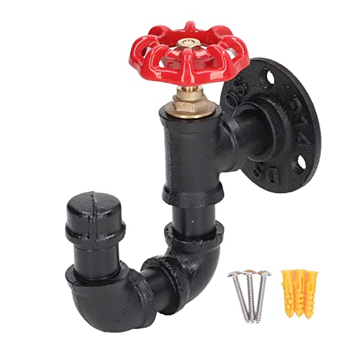 AJUNJIIL Industrielle Rohrschatz -Haken -Rack Rustikalhalterhalter für Zuhause und Büro (Typ b) von AJUNJIIL