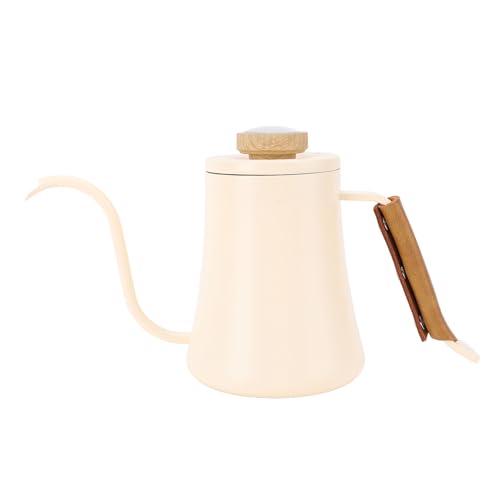 AJUNJIIL Kaffeekocher Edelstahl mit Thermometer Deckel 600 ml langer schmaler Schwangerck -Ausgabetopf ideal für Zuhause und Camping AJUNJIIL Kaffeekocher Edelstahl mit Thermometer Deckel 600 ml langer schmaler Schwangerck -Ausgabetopf ideal für Zuhause und Camping von AJUNJIIL