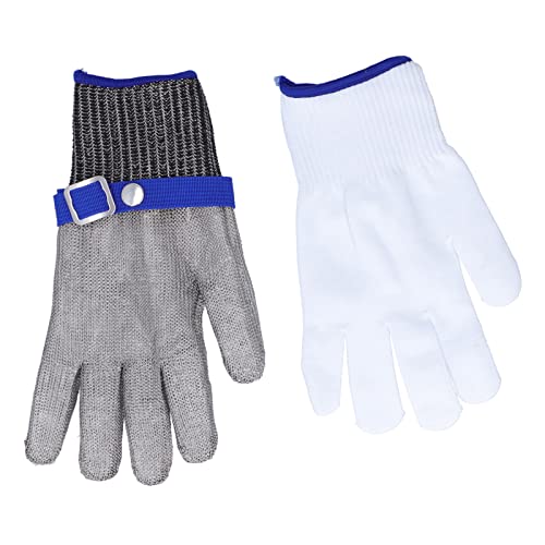 AJUNJIIL Resistente Arbeiten Handschuhe Edelstahl Level 5 Schutzverstellbare Sicherheitshandschuhe Küche Holzarbeiten 2 Paare AJUNJIIL Resistente Arbeiten Handschuhe Edelstahl Level 5 Schutzverstellbare Sicherheitshandschuhe Küche Holzarbeiten 2 Paare von AJUNJIIL