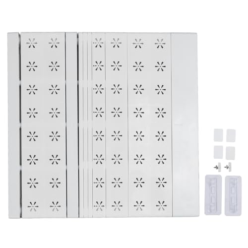 AJUNJIIL Schrank Spannungsschelf Erweiterbares Rack Verstellbarer Speicher Organizer Schrankgarderobe Badezimmer (31 bis 42 cm/12,2 bis 16,5 Zoll) von AJUNJIIL