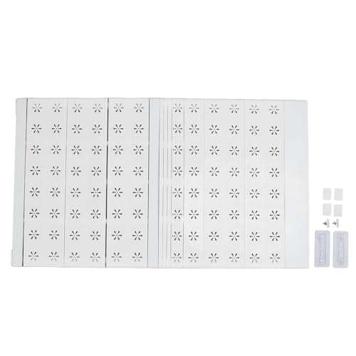 AJUNJIIL Schrank Spannungsschelf Erweiterbares Rack Verstellbarer Speicher Organizer Schrankgarderobe Badezimmer (51 bis 72 cm/20,1 bis 28,3 Zoll) von AJUNJIIL