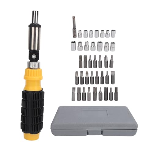 AJUNJIIL Schraubendreher -Sockelschlüssel Set 40 pcs Kohlenstoffstahl Bit Haushalte Multi -funktionales Handwerkzeug für den professionellen Gebrauch zu Hause AJUNJIIL Schraubendreher -Sockelschlüssel Set 40 pcs Kohlenstoffstahl Bit Haushalte Multi -funktionales Handwerkzeug für den professionellen Gebrauch zu Hause von AJUNJIIL