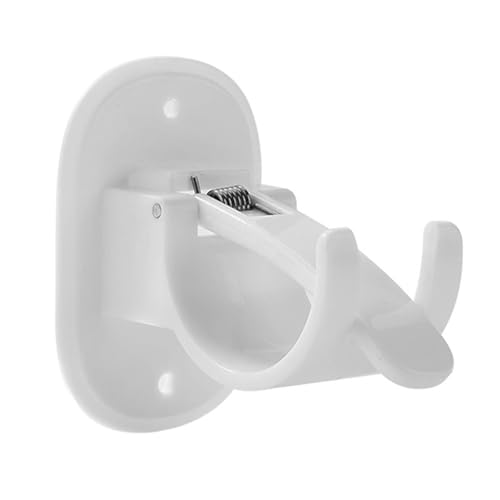 AJUNJIIL Vorhangstangenhalter Haken Loch Selbstkleber Clip -Rack für Schlafzimmer Badezimmer Wohnzimmer von AJUNJIIL