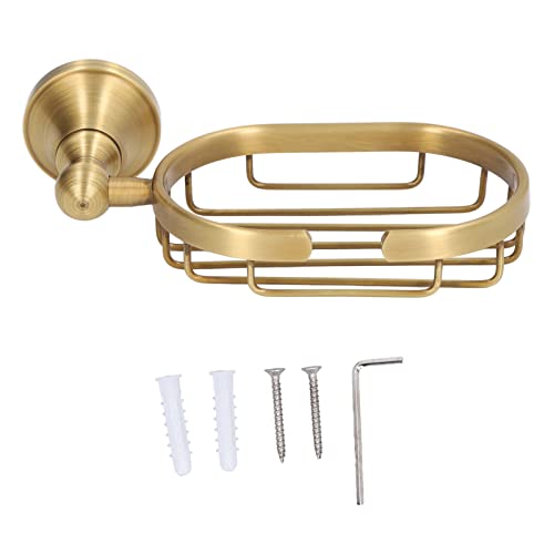 AJUNJIIL Wandseife Schale Retro -Stil hohl Design Praktischer Seifenhalter Badezimmer Küche Dekorative Kupfer Edelstahl AJUNJIIL Wandseife Schale Retro -Stil hohl Design Praktischer Seifenhalter Badezimmer Küche Dekorative Kupfer Edelstahl von AJUNJIIL