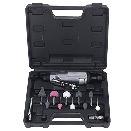 Air Die Mühle Kit tragbare pneumatische Poliermaschine Schnelle effiziente Schleifen 22000 U/min gerade Griff 1/4 -Zoll -Einlass Kleiner Span 10 -pcs Schleifköpfe Air Die Mühle Kit tragbare pneumatische Poliermaschine Schnelle effiziente Schleifen 22000 U/min gerade Griff 1/4 -Zoll -Einlass Kleiner Span 10 -pcs Schleifköpfe von AJUNJIIL