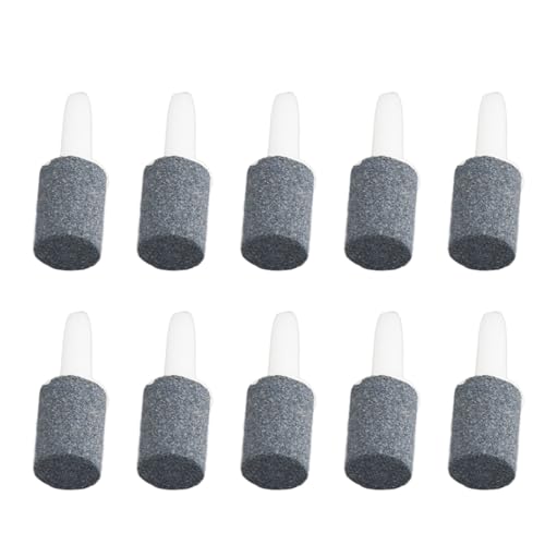 Aquariumluftsteinzylinder Sauerstoffdiffusor Blasenstein -Fischtank Accessoire für Fischtank und Aquarium (15 * 25mm Luftstein Single) von AJUNJIIL