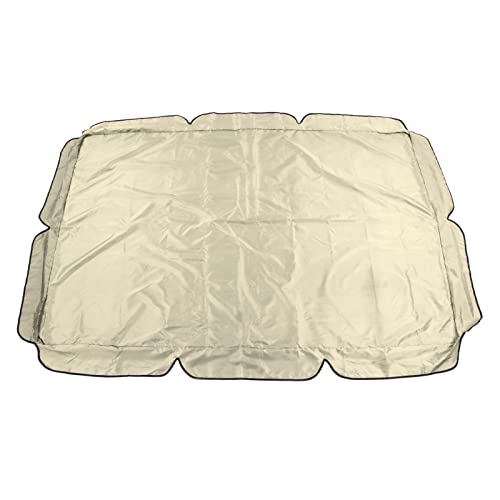 Balkon Swing -Baldachin, Rockstuhlabdeckung im Freien, 210d silberbeschichtete Oxford -Stoff, wasserdicht für Garten Innenhof (Beige) von AJUNJIIL