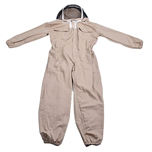 Bienenanzug Abnehmbarer Schleierhut für Bienenzubehör Unisex XXL Größe Stoff von AJUNJIIL