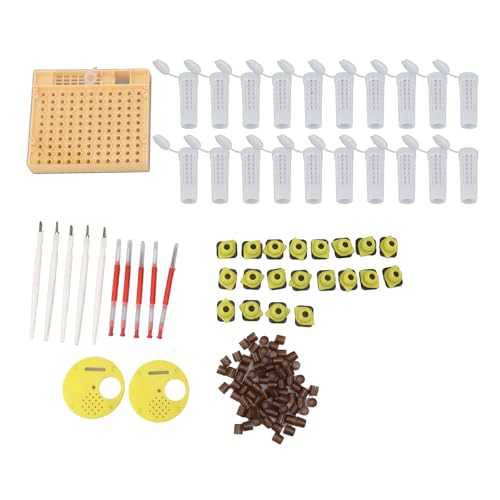 Bienenaufzugssystem Kunststoff Brutzellen Cup Kit transplantieren Ausrüstungen für Queen Bee, langlebige Materialien Bienenaufzugssystem Kunststoff Brutzellen Cup Kit transplantieren Ausrüstungen für Queen Bee, langlebige Materialien von AJUNJIIL