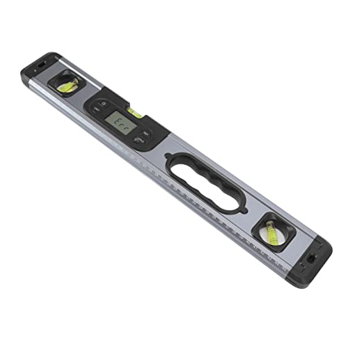 Digitales Level, Aluminiumlegierung, 4x90 Grad 2x180 Grad, professionelle Elektronik für die Messung (Schwarz) von AJUNJIIL