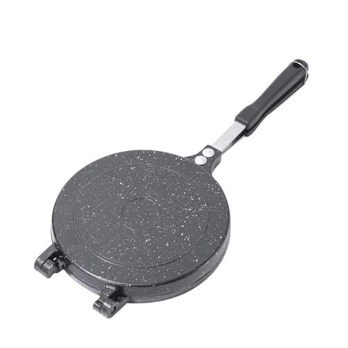 Doppelseitige Bratpfanne Nicht -STIAK -Pfannkuchen -Pfannkuchen -Sandwich -Backpfannenhersteller Einfach zu reinigende Aluminiumlegierung für das Frühstück in der Küche zu Hause (Typ 2) von AJUNJIIL