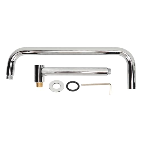 Duschkopfverlängerung Edelstahl rotatable S -Formarmhalterpfeife Badezimmer (Elektropliert) von AJUNJIIL