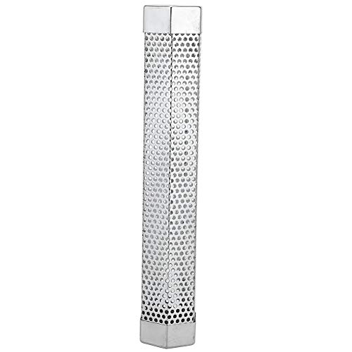 Edelstahl BBQ Raucher rohr tragbares Zubehör | Effiziente Rauch diffusion für Grill raucher | 304 Grad Anti- Hexagonal 12-Zoll-Rauchrohr (Verhexen) von AJUNJIIL