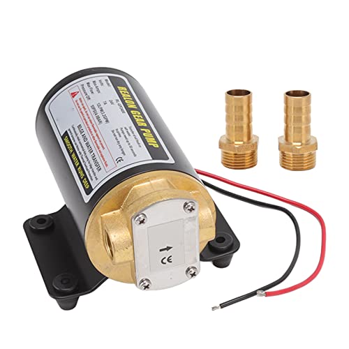 Elektrische Getriebe ölpumpe mit Wärmeschutz und Messings teck verbinder für Motor (24 V) von AJUNJIIL