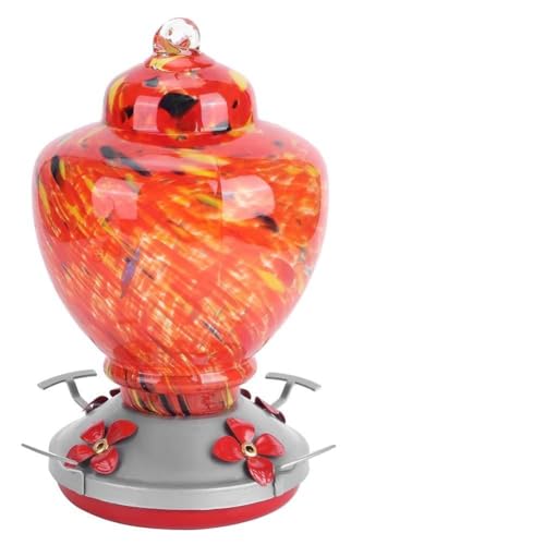 Farbenfrohe Innenhof Vogelfuttermittel Wasser Fütterungsausrüstung Kolibris Gartenbedarf (A) von AJUNJIIL