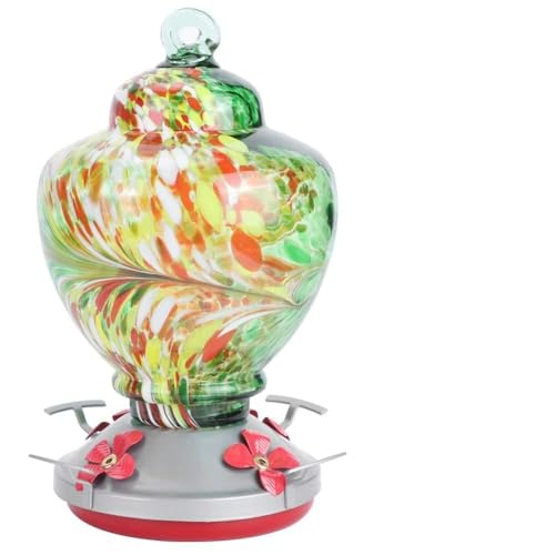 Farbenfrohe Innenhof Vogelfuttermittel Wasser Fütterungsausrüstung Kolibris Gartenbedarf (D) von AJUNJIIL