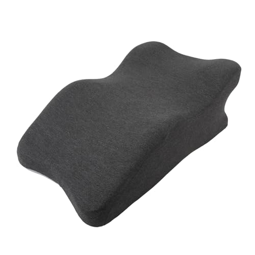Für Beinunterstützung und Erhöhung von Kissen, für Gedächtnisschaum, ergonomisch atmungsaktiv, mit abnehmbarem Samtabdeckung, zum Lesen des Schlafenes (Dunkelgrau) von AJUNJIIL