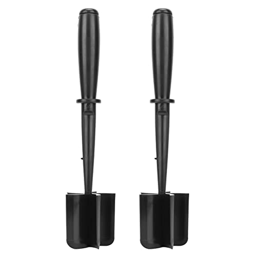Für Fleischhacker, für Nylon, hitzebeständiger ergonomischer Griff, schwarz, 2pcs, Rinderhackfleischstürmung für Hühnerkartoffel -Hamburger Für Fleischhacker, für Nylon, hitzebeständiger ergonomischer Griff, schwarz, 2pcs, Rinderhackfleischstürmung für Hühnerkartoffel -Hamburger von AJUNJIIL