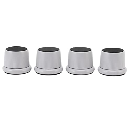 Für Möbelsteigerungen 4PCS -Höhenhöhe verstellbarer Verschleißfest ohne Schlupfmöbelpads für Kaffeemaschinensofa (Grau mit schwarzem innerem Fleece) von AJUNJIIL