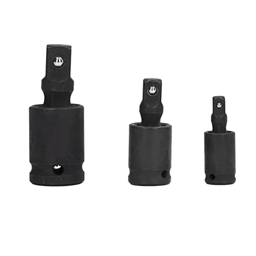 Für das universelle Gelenk für 3PCS -Socket -Adapter - 1/2 1/4 3/8 Antriebs -Impact Adapter Socket Verlängerungsadapter von AJUNJIIL