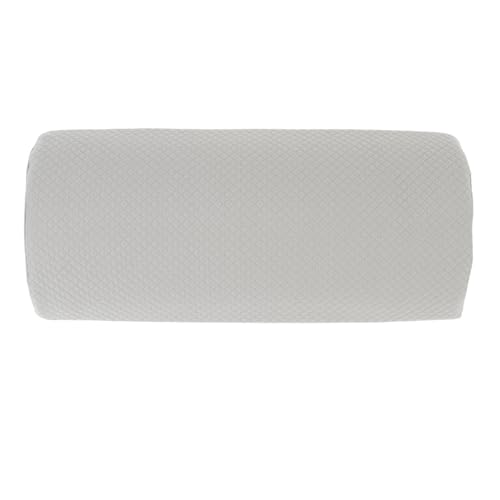 Für die Lumbalunterstützung, für Memory Foam -Kissen, atmungsaktiv, gekrümmter Stil, für Home Office Auto (Grau mit schwarzem innerem Fleece) von AJUNJIIL