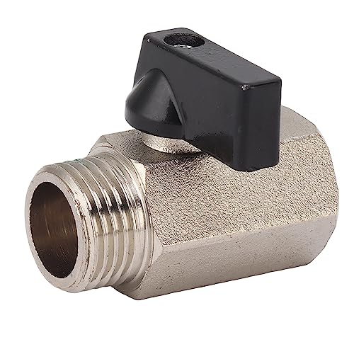 Gasventilkugel männliche Weibchen Faden verdicken Messing Sandstrahlung Haushaltsableitungswasser (1/2) von AJUNJIIL