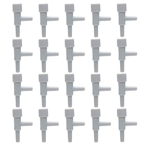 Grau ABS -Kunststoff Aquarium Fischtankschlauch Einstellen der Luftlinie Rohrleitungsvolumen Durchflussregelventile für Fischtank Aquariumluft CO2 Grau 20pcs Grau ABS -Kunststoff Aquarium Fischtankschlauch Einstellen der Luftlinie Rohrleitungsvolumen Durchflussregelventile für Fischtank Aquariumluft CO2 Grau 20pcs von AJUNJIIL