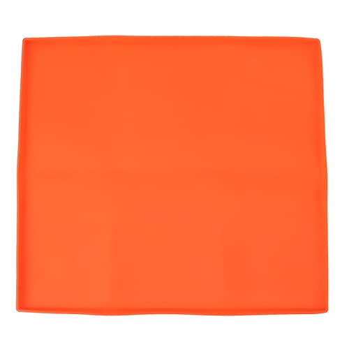 Griddle Matte Heavy Duty Silikon Grill Cover schützen Ihr Griddle vor Nagetier Trümmer BBQ Grill Matte der ganzen Saison (17in Orange) von AJUNJIIL