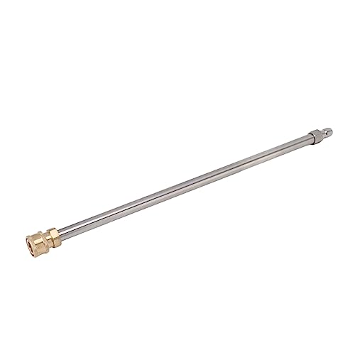 Hochdruck Reiniger Verlängerung Bar Kompatibilität Edelstahl Power Washer Lance für Druck Waschmaschine 40,5 cm von AJUNJIIL