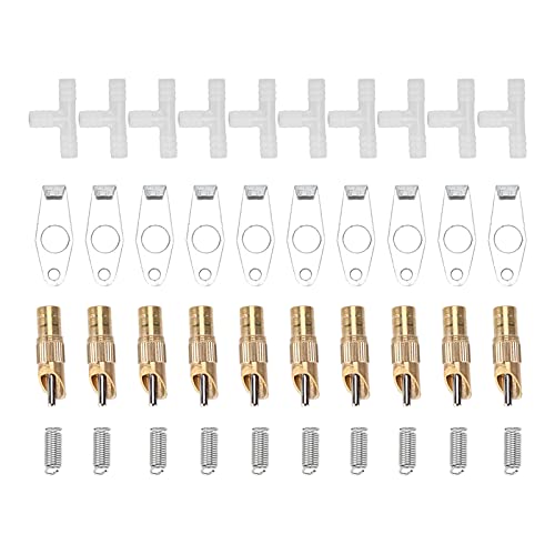 Kaninchen Wasserfutterkupfer Nippel Trinker 10 Pack für Hasennagetier Geflügel Kaninchen Wasserfutterkupfer Nippel Trinker 10 Pack für Hasennagetier Geflügel von AJUNJIIL