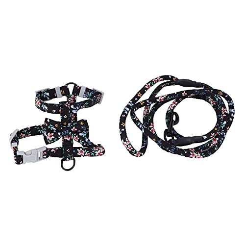 Katzenkabelbaum und Leine japanischer Style -Kennerverstellbarer Weste Safer Gehen im Freien im Freien (M) von AJUNJIIL