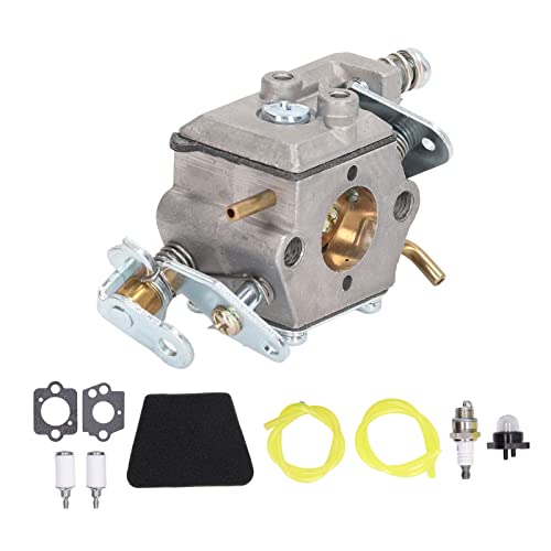 Kettensägen -Vergaser -Kit - Aluminiumbaugruppe mit Kraftstoffrohr und Filter für 1950 2050 2150 2375 89 891 WT324 von AJUNJIIL