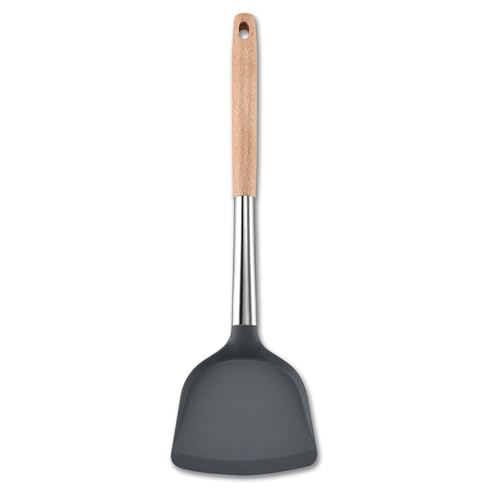 Koch Turner, Edelstahl, bequemer Holzgriff, beständig, Küchen utensilien zum Umdrehen Koch Turner, Edelstahl, bequemer Holzgriff, beständig, Küchen utensilien zum Umdrehen von AJUNJIIL