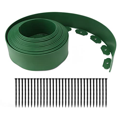 Landschafts Kanten Kit PE Keine Grabe Wand Wand Garten Grenz gärtner Essential Resistant Grass Yard (10cm*5cm*10 m) von AJUNJIIL