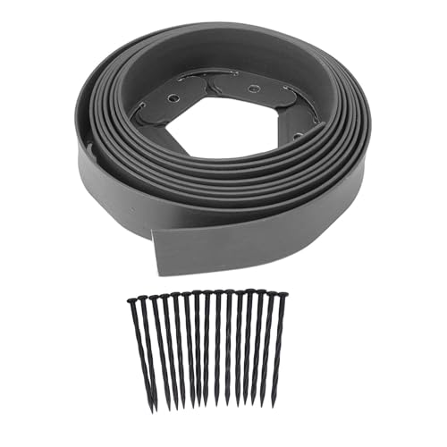 Landschaftsrandkit Rasen Kante langlebiger Garten Grenze DIY Landschaftsgestaltung Blumengärten (5cm*5cm*5m) von AJUNJIIL