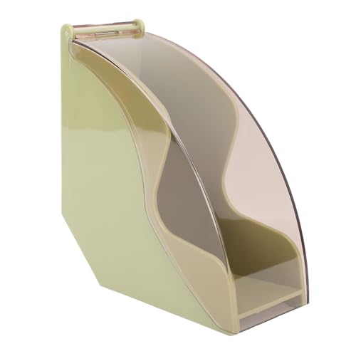 Lüfterformspeicherbox - kompakter Acrylfilterpapierhalter mit staubdichtem Abdeckung für Kaffee (Grün) von AJUNJIIL