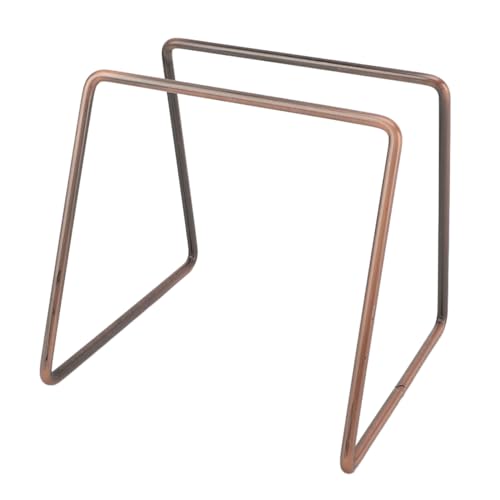 Metall, Kaffeefilter -Tassenhalterset mit Dripper -Ständer und Filterpapierhalter gießen (Bronze) von AJUNJIIL