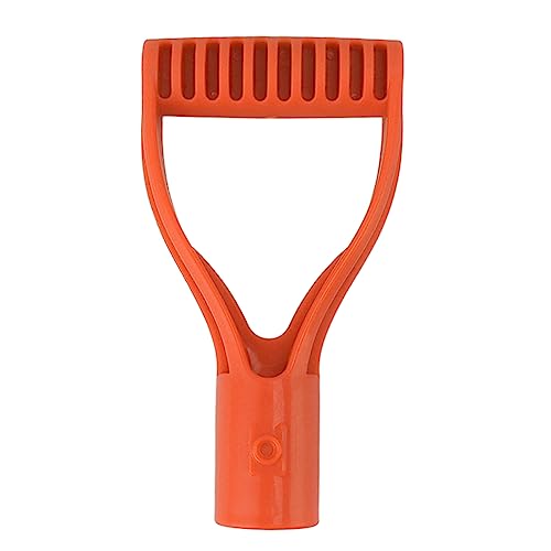 Plastikgriff Schaufel D Griff zum schneebedeckten Graben, langlebig und wehensparender Griff für Schaufelersatz (Orange) von AJUNJIIL