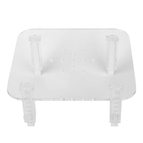 Protein -Skimmer -Halterung Langlebiger Acryl -Verstellhöhen -Separator Erhöhung Zubehör für Fischtanks Aquarien (Kleiner Eierstand) von AJUNJIIL