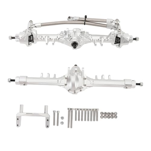 RC -Auto vorne hinter Achse eingerichtetes Upgrade Aluminium -Legierungs -Portalachse Silber für SCX10 II Currie Rockjock RC -Auto vorne hinter Achse eingerichtetes Upgrade Aluminium -Legierungs -Portalachse Silber für SCX10 II Currie Rockjock von AJUNJIIL