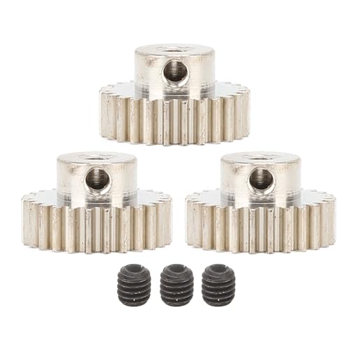 RC -Motorritzel Gang mit hoher Härte Stahl M0.6 Modul 3,175 mm Lochdurchmesser für 1/10 RC -Auto -LKW (29t) von AJUNJIIL