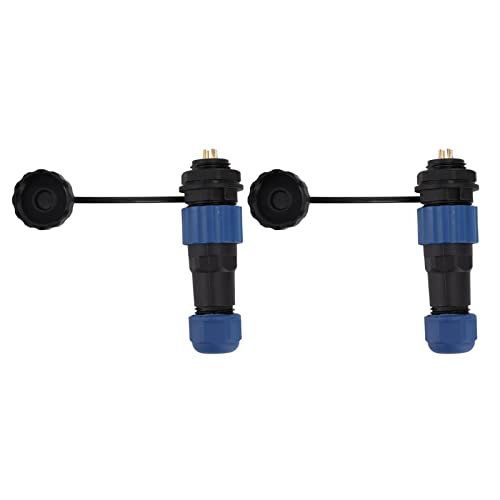 SD16 IP68 wasserdichte Stecker Premium Feste Hochtemperatur für Kommunikationsinstrumentierungstechnik [Nutzung im Freien] (SD16 4Pin Heckmutter) von AJUNJIIL