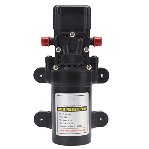 Selbstprimierende Membranpumpe - Hochdruckwasserdruckmembranpumpe für den Außenbereich (RL 2202 12V) von AJUNJIIL