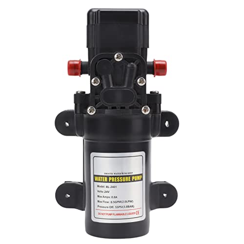 Selbstprimierende Membranpumpe - Hochdruckwasserdruckmembranpumpe für den Außenbereich (RL 2401 24 V) von AJUNJIIL
