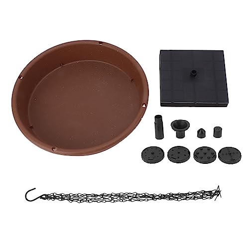 Solar angetriebene Hängende Vogelbad Brunnenpumpe Schüssel mit 6 Düsen DIY Set Garden Outdoor Yard Parks Solar angetriebene Hängende Vogelbad Brunnenpumpe Schüssel mit 6 Düsen DIY Set Garden Outdoor Yard Parks von AJUNJIIL