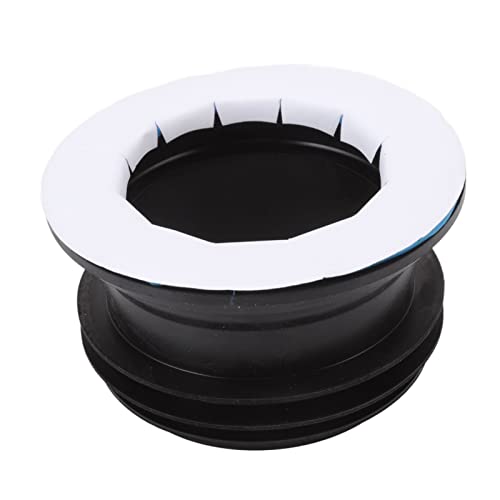 Toilettendichtungsring und Leckdosengummi -Dichtung Geruchsbeständig für Badezimmer (Schwarz) von AJUNJIIL