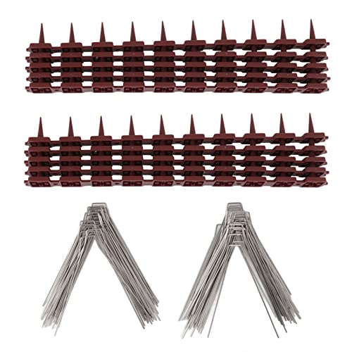 Vogel Spikes 15 Fuß Edelstahl Taube Abschreckung für Zaun Dach Mailbox Fenster (SK430 (2+2)) von AJUNJIIL